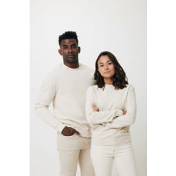 3. IQONIQ Denali sweatshirt i återvunnen ofärgad bomull