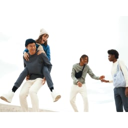 5. IQONIQ Denali sweatshirt i återvunnen ofärgad bomull