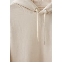 3. IQONIQ Torres hoodie i återvunnen ofärgad bomull