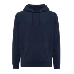0. IQONIQ Trivor microfleece hoodie i återvunnen polyester