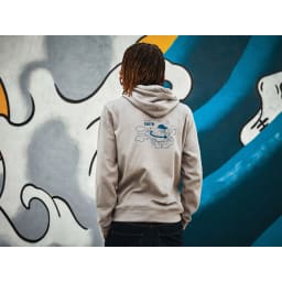 6. IQONIQ Trivor microfleece hoodie i återvunnen polyester