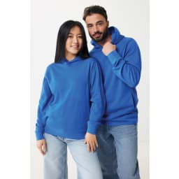 2. IQONIQ Yengo hoodie  i återvunnen bomull med sidofickor