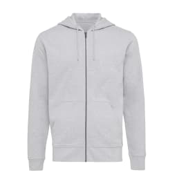0. IQONIQ Abisko hoodie med dragkedja i återvunnen bomull