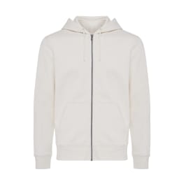 0. IQONIQ Abisko hoodie med dragkedja i återvunnen bomull