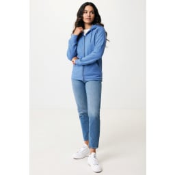 3. IQONIQ Abisko hoodie med dragkedja i återvunnen bomull