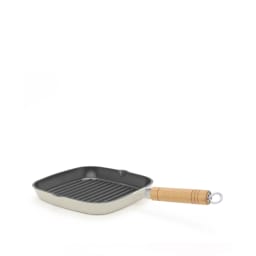 0. Grillpanna med trähandtag