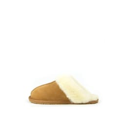 0. Tofflor i imitationsfårskinn