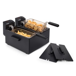 0. Dubbelfritös Familje 2X3L Sv.