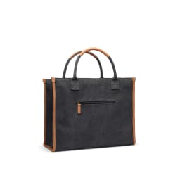 1. Bosler RCS återvunnen canvas office tote