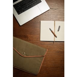 2. Bosler GRS återvunnen canvas 14" laptopfodral