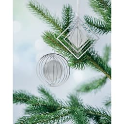 3. Rund Juldekoration, metall