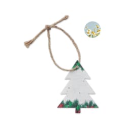 0. Julprydnad i fröpapper