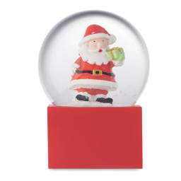 1. Liten snöboll glasprydnad