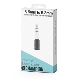 1. 3,5mm - 6,3mm Hane-Hona adap.