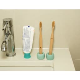 1. Nudie Bamboo Toothbrush Set