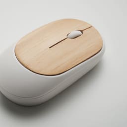 3. Trådlös mus i bambu/ABS