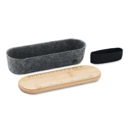 3. RPET pennfodral filt med lock