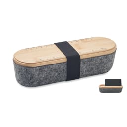 0. RPET pennfodral filt med lock
