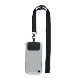 1. Logoband med telefonhållare