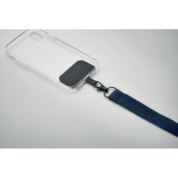 4. Logoband med telefonhållare