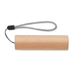 1. Uppladdningsbar ficklampa trä