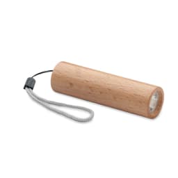0. Uppladdningsbar ficklampa trä
