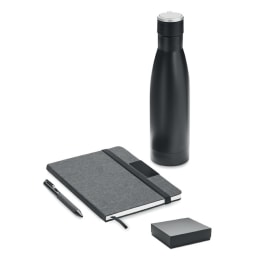 0. Presentset med flaska