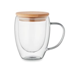 0. Mugg i borosilikat dubbelvägg