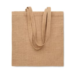 0. Kasse med långa handtag i jute