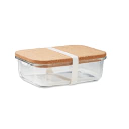 0. Lunchlåda i glas med korklock