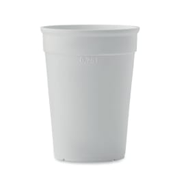 1. Kopp i återvunnen PP, 250 ml