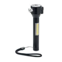 0. 3 i 1 ficklampa/nödhammare