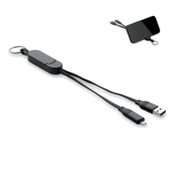 0. 60W laddkabel nyckelring