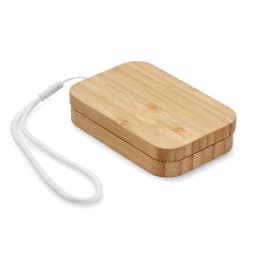 2. 15W trådlös laddare i bambu