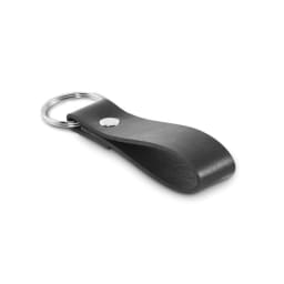 0. Nyckelring med PU-rem