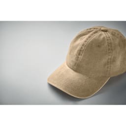 2. basebollkeps med 6 paneler 265 gr/