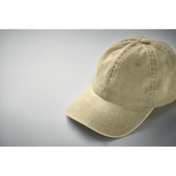 2. basebollkeps med 6 paneler 265 gr/