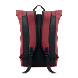 1. Laptop 15'' rolltop PU-ryggsäck