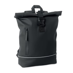 0. Laptop 15" rolltop PU-ryggsäck