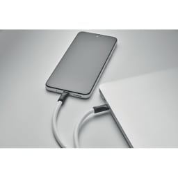 3. 60W laddnings- & datakabel logoband