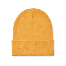 0. Stickad mössa med mudd