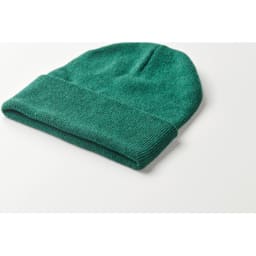 1. Stickad mössa med mudd
