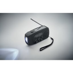 2. Bärbar radio med LED-ficklampa