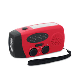 0. Bärbar radio med LED-ficklampa MO2746-