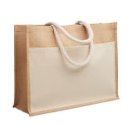 0. Kasse i bomull/jute 280gsm