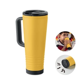 0. Dubbelväggig hejarklacksmugg till VM, 700 ml
