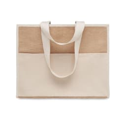 1. Jute och canvas kylväska