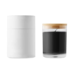 4. Ljus med vaniljdoft i glas