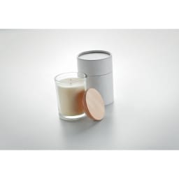 4. Ljus med vaniljdoft i glas
