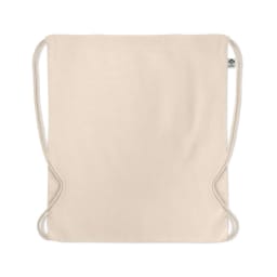 1. Gymnastikpåse i ekologisk bomull med tryck